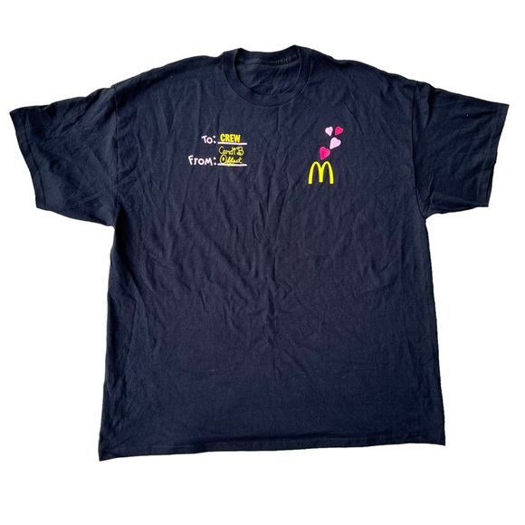 Cardi B Offset McDonalds‎ Collaboration Travis Scott Hype Streetwear Tee Shirt - Picture 4 of 5